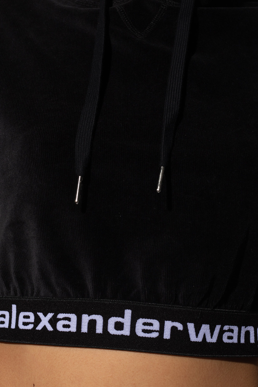 T by Alexander Wang Cropped hoodie